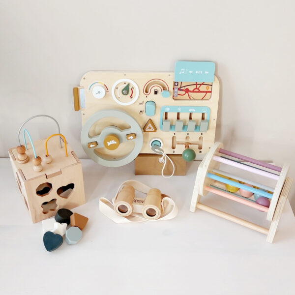 Houten Speelgoed Autostuur Montessori